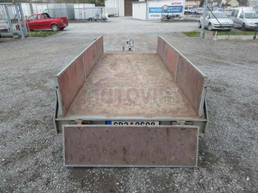 Bazarový nebrzděný přívěs PTO 750kg 3,00x1,30/0,40 POČ č.14