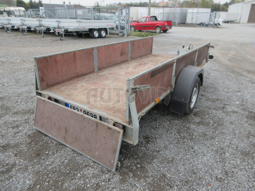 Bazarový nebrzděný přívěs PTO 750kg 3,00x1,30/0,40 POČ č.15