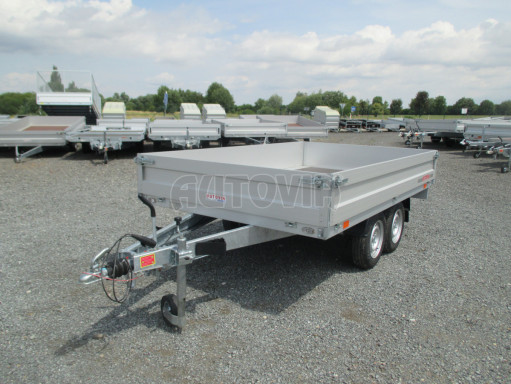 PROFI valníkový přívěs ZV 32 2,0T B2 3,00x1,80/0,35 nápravy 2700kg č.1