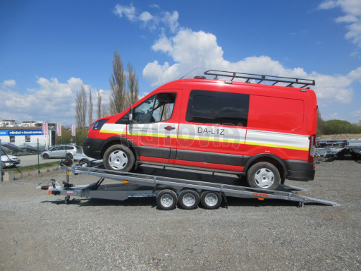 Nízkoložný hydraulicky sklopný přívěs AD 3,5T B3 5,13x2,09 plato 10