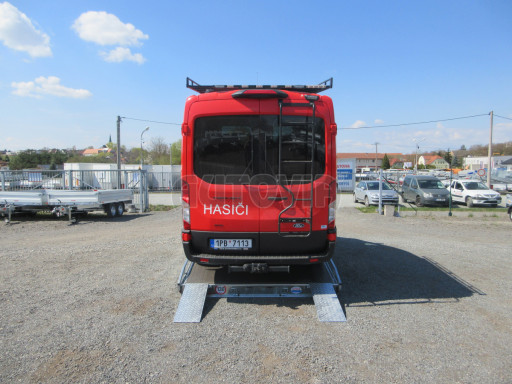 Nízkoložný hydraulicky sklopný přívěs AD 3,5T B3 5,13x2,09 plato 10