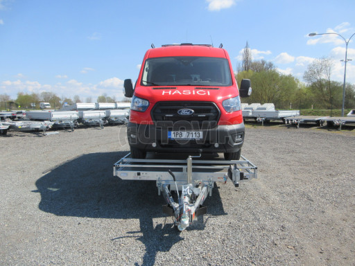 Nízkoložný hydraulicky sklopný přívěs AD 3,5T B3 5,13x2,09 plato 10