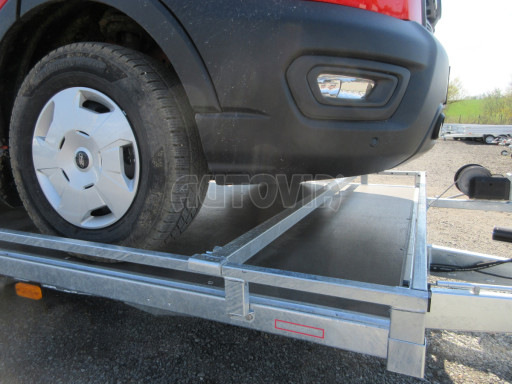 Nízkoložný hydraulicky sklopný přívěs AD 3,5T B3 5,13x2,09 plato 10