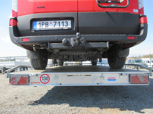 Nízkoložný hydraulicky sklopný přívěs AD 3,5T B3 5,13x2,09 plato 10