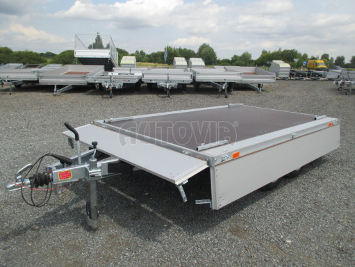 PROFI valníkový přívěs ZV 32 2,0T B2 3,00x1,80/0,35 nápravy 2700kg č.2