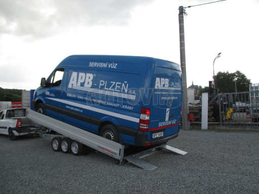 Sklápěcí přívěs AD 3,5T B3 5,15x2,09/0,35 1350 č.58