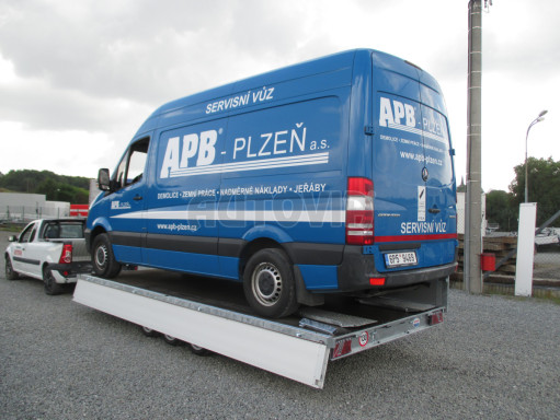 Sklápěcí přívěs AD 3,5T B3 5,15x2,09/0,35 1350 č.59