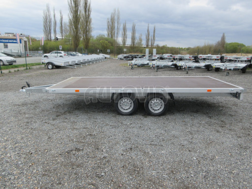Dvounápravový nebrzděný přívěs ZV 45 750kg N2 4,50x2,01 plato č.3