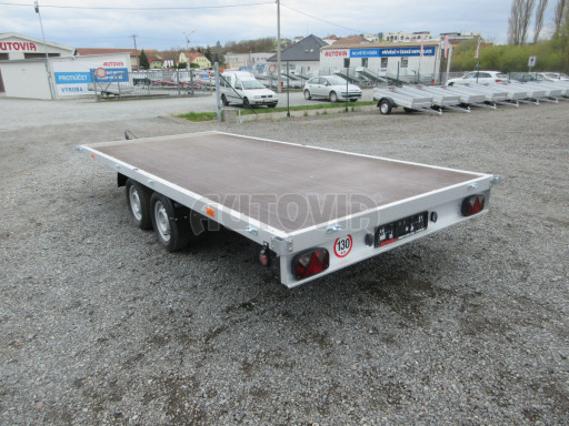 Dvounápravový nebrzděný přívěs ZV 45 750kg N2 4,50x2,01 plato č.4