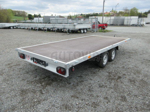 Dvounápravový nebrzděný přívěs ZV 45 750kg N2 4,50x2,01 plato č.6