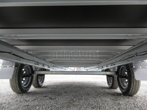 Dvounápravový nebrzděný přívěs ZV 45 750kg N2 4,50x2,01 plato č.12
