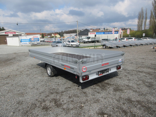 Největší vyráběný nebrzděný nákladní přívěs ZV 45 750kg N1 4,50x2,00/0,35 zesílená náprava č.4