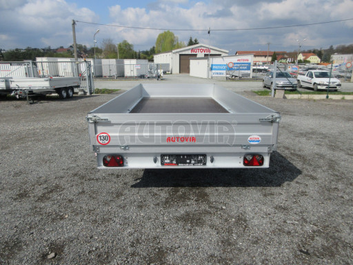 Největší vyráběný nebrzděný nákladní přívěs ZV 45 750kg N1 4,50x2,00/0,35 zesílená náprava č.5