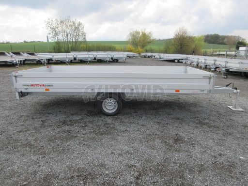 Největší vyráběný nebrzděný nákladní přívěs ZV 45 750kg N1 4,50x2,00/0,35 zesílená náprava č.7