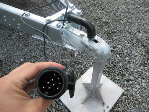 Největší vyráběný nebrzděný nákladní přívěs ZV 45 750kg N1 4,50x2,00/0,35 zesílená náprava č.9