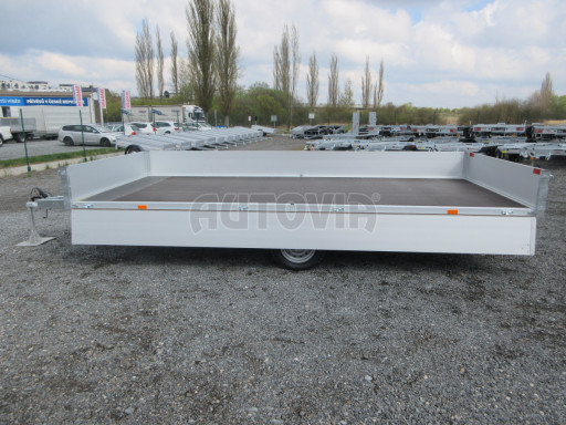 Největší vyráběný nebrzděný nákladní přívěs ZV 45 750kg N1 4,50x2,00/0,35 zesílená náprava č.12