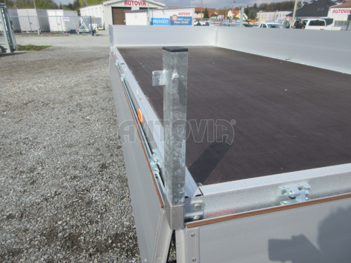 Největší vyráběný nebrzděný nákladní přívěs ZV 45 750kg N1 4,50x2,00/0,35 zesílená náprava č.13