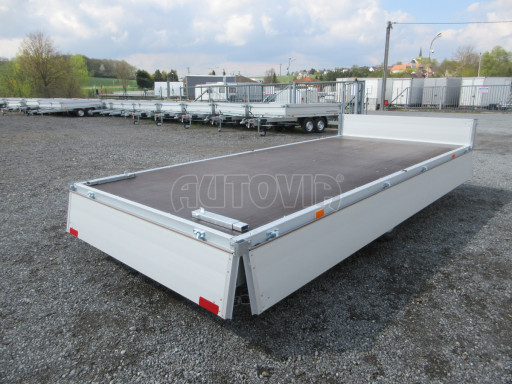 Největší vyráběný nebrzděný nákladní přívěs ZV 45 750kg N1 4,50x2,00/0,35 zesílená náprava č.17