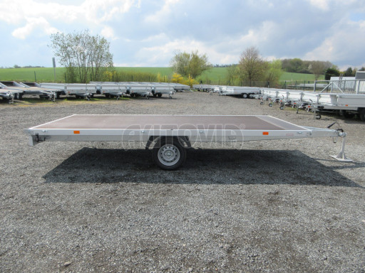 Největší vyráběný nebrzděný nákladní přívěs ZV 45 750kg N1 4,50x2,00 zesílená náprava-plato č.7