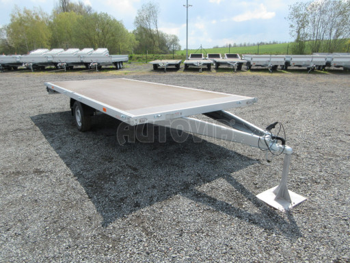 Největší vyráběný nebrzděný nákladní přívěs ZV 45 750kg N1 4,50x2,00 zesílená náprava-plato č.8