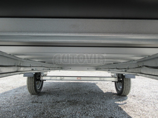 Největší vyráběný nebrzděný nákladní přívěs ZV 45 750kg N1 4,50x2,00 zesílená náprava-plato č.11