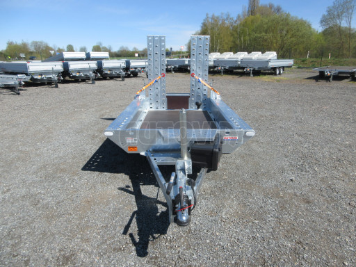 Celosvařený přepravník stavebních strojů FK 2,7T 2,45x1,35/0,25 KOMBI nájezdy č.3