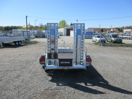 Celosvařený přepravník stavebních strojů FK 2,7T 2,45x1,35/0,25 KOMBI nájezdy č.5