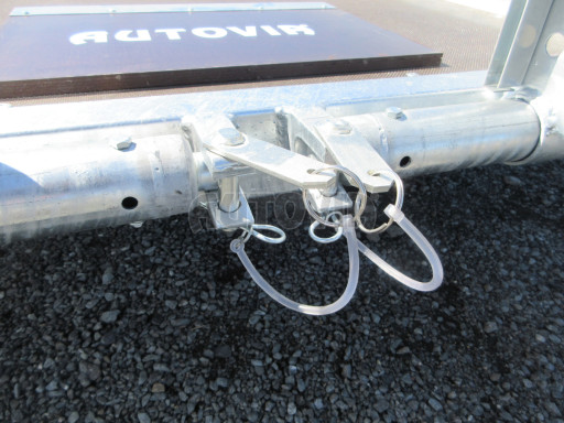 Celosvařený přepravník stavebních strojů FK 2,7T 2,45x1,35/0,25 KOMBI nájezdy č.18