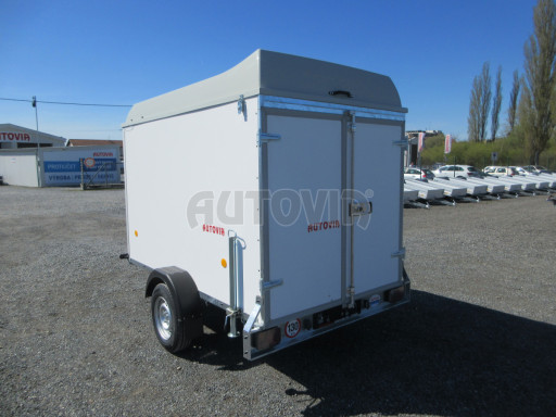 Skříňový přívěs ZV 27 N1 O 2,50x1,48/1,65 dvokřídlé dveře, style č.6