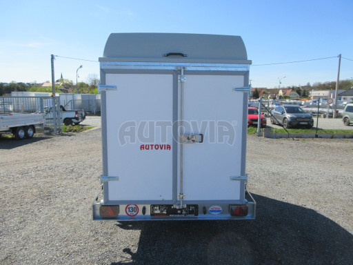 Skříňový přívěs ZV 27 N1 O 2,50x1,48/1,65 dvokřídlé dveře, style č.7