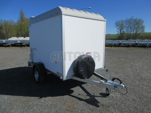 Skříňový přívěs ZV 27 N1 O 2,50x1,48/1,65 dvokřídlé dveře, style č.10