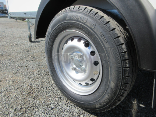 Skříňový přívěs ZV 27 N1 O 2,50x1,48/1,65 dvokřídlé dveře, style č.14