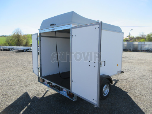 Skříňový přívěs ZV 27 N1 O 2,50x1,48/1,65 dvokřídlé dveře, style č.20