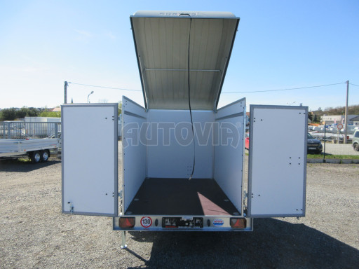 Skříňový přívěs ZV 27 N1 O 2,50x1,48/1,65 dvokřídlé dveře, style č.25