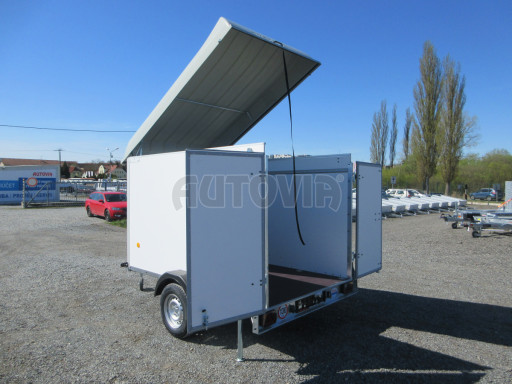 Skříňový přívěs ZV 27 N1 O 2,50x1,48/1,65 dvokřídlé dveře, style č.26