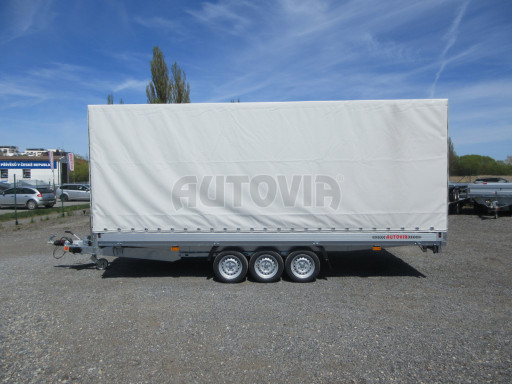 Hydraulicky sklopný přívěs AD 3,5T B3 5,17x2,09/2,10 plachta 1350 č.4