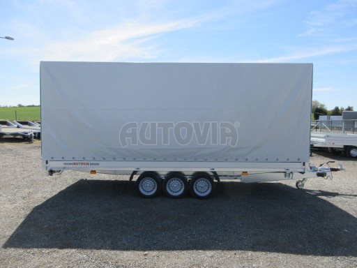 Hydraulicky sklopný přívěs AD 3,5T B3 5,17x2,09/2,10 plachta 1350 č.8