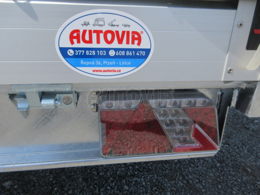 Hydraulicky sklopný přívěs AD 3,5T B3 5,17x2,09/2,10 plachta 1350 č.13