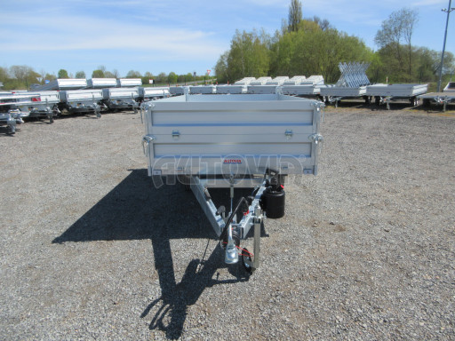 Sklápěcí přívěs VER SK 1,5T 2,65x1,55/0,60 nástavba, ruč č.3