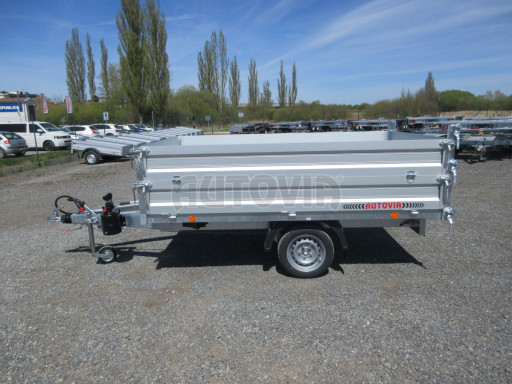 Sklápěcí přívěs VER SK 1,5T 2,65x1,55/0,60 nástavba, ruč č.5