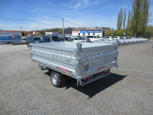 Sklápěcí přívěs VER SK 1,5T 2,65x1,55/0,60 nástavba, ruč č.6