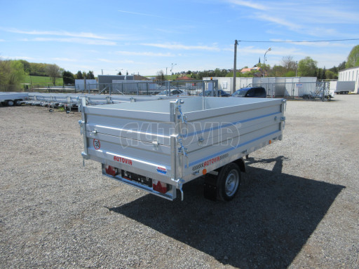 Sklápěcí přívěs VER SK 1,5T 2,65x1,55/0,60 nástavba, ruč č.8