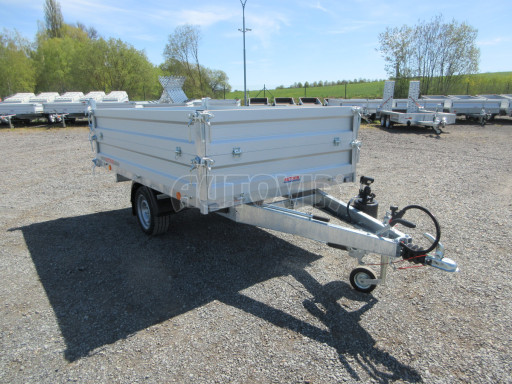 Sklápěcí přívěs VER SK 1,5T 2,65x1,55/0,60 nástavba, ruč č.10