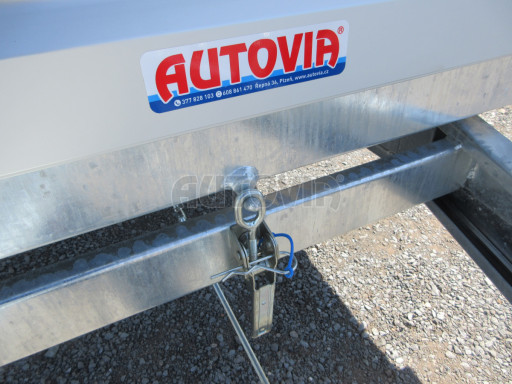 Sklápěcí přívěs VER SK 1,5T 2,65x1,55/0,60 nástavba, ruč č.11