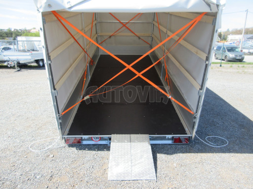 Hydraulicky sklopný přívěs AD 3,5T B3 5,17x2,09/2,10 plachta 1350 č.23