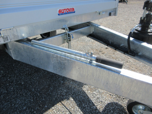 Sklápěcí přívěs VER SK 1,5T 2,65x1,55/0,60 nástavba, ruč č.12