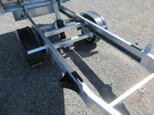 Sklápěcí přívěs VER SK 1,5T 2,65x1,55/0,60 nástavba, ruč č.13