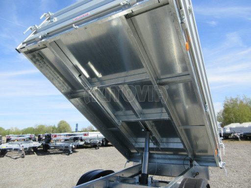 Sklápěcí přívěs VER SK 1,5T 2,65x1,55/0,60 nástavba, ruč č.14