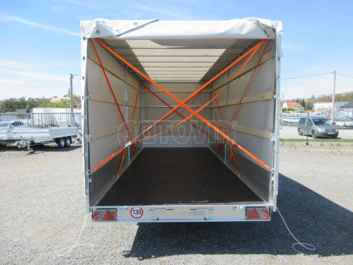 Hydraulicky sklopný přívěs AD 3,5T B3 5,17x2,09/2,10 plachta 1350 č.27