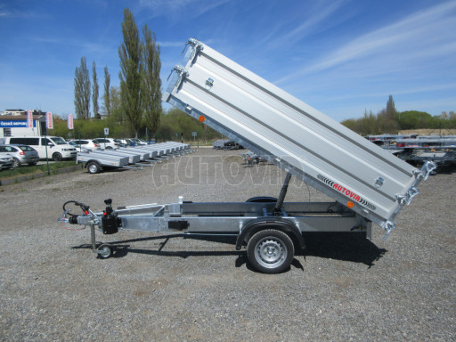 Sklápěcí přívěs VER SK 1,5T 2,65x1,55/0,60 nástavba, ruč č.17